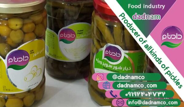 خیارشور ریز شیشه ای به صورت عمده (کیفیت درجه1)