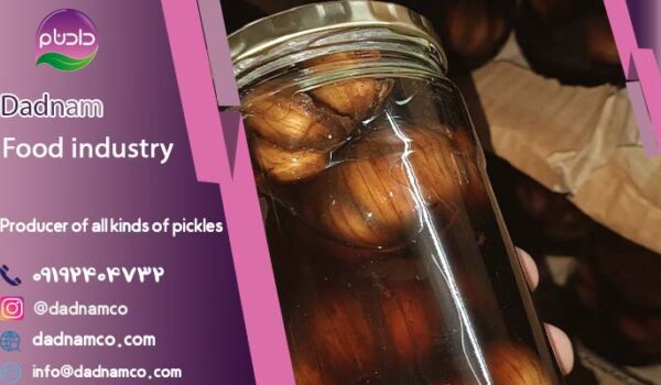 ترشی سیر گل شیشه ای + فروش عمده