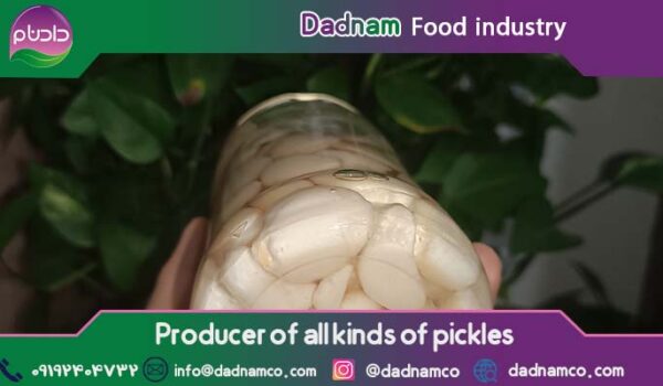 ترشی سیر مروارید بشکه ای