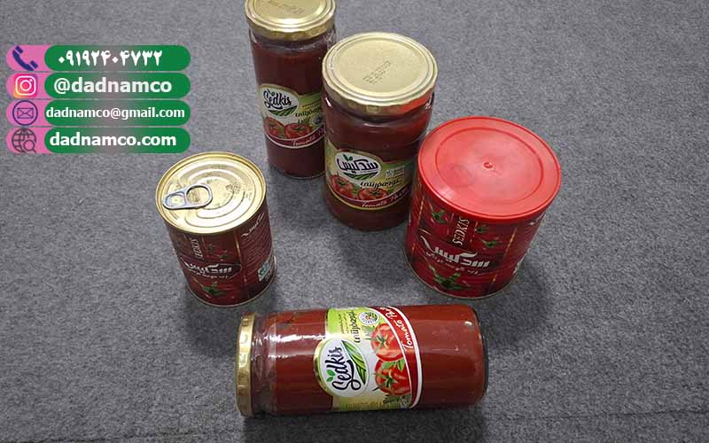 قیمت رب گوجه فرنگی اسپتیک و قوطی و شیشه